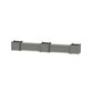 POLYWOOD 48" Country Living Straight Double Planter Storage Bench Set- Large — Slate Grey