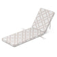 POLYWOOD Acadia Chaise Cushion — Trellis Dune Burlap