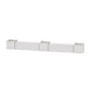 POLYWOOD 60" Vineyard Straight Double Planter Storage Bench Set- Large — Vintage White