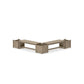 POLYWOOD 48" Vineyard L- Shaped Planter Bench Corner Set — Vintage Sahara