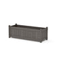 POLYWOOD Vineyard Rectangle Triple Planter Box — Driftwood