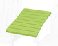 POLYWOOD 400 Series Straight Adirondack Connecting Table — Lime
