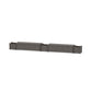 POLYWOOD 60" Vineyard Straight Double Planter Storage Bench Set — Driftwood