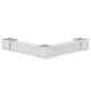 POLYWOOD 72" Country Living L- Shaped Planter Storage Bench Corner Set- Large — Vintage White