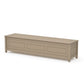 POLYWOOD Country Living 72" Storage Bench — Vintage Sahara