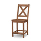 POLYWOOD Braxton Counter Side Chair — Teak