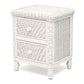 Sea Winds - Santa Cruz 2 Drawer Nightstand w/ Glass Top