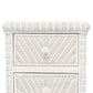 Sea Winds - Santa Cruz 2 Drawer Nightstand w/ Glass Top