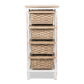 Sea Winds - Island Breeze 4-Basket Vertical Storage Cabinet