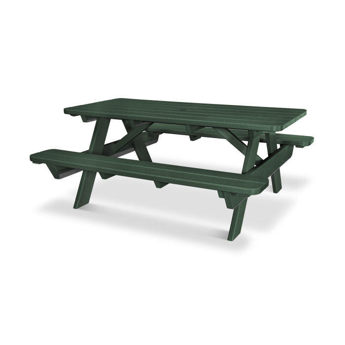 POLYWOOD Park 72" Picnic Table FREE SHIPPING