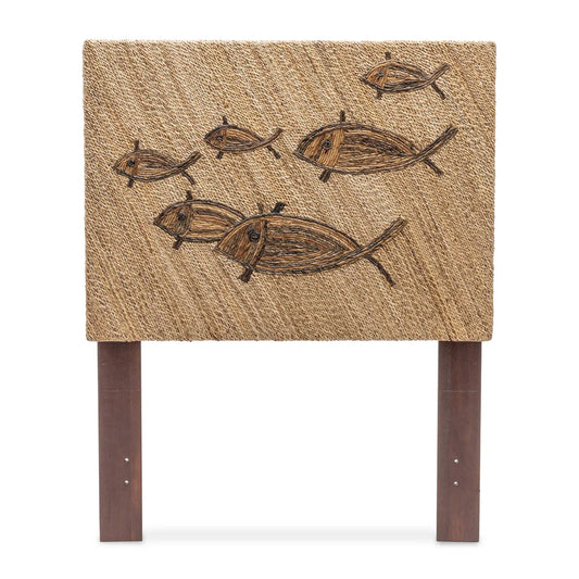 Sea Winds - Island Breeze School of Fish Weave Headboard Twin