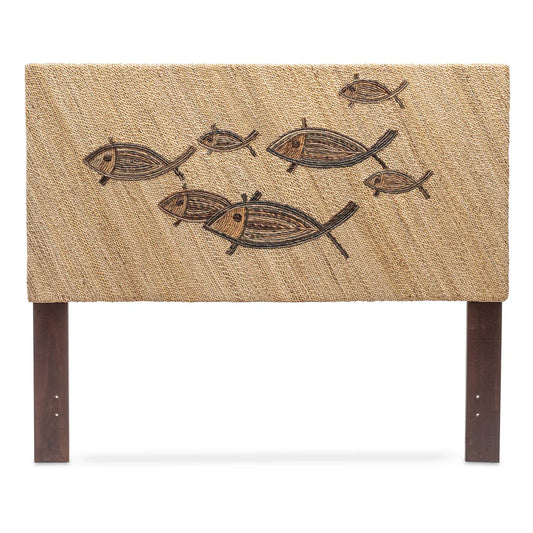 Sea Winds - Island Breeze School of Fish Weave Headboard King