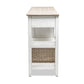 Sea Winds - Captiva Island Sideboard with Wine Rack & 2 Baskets