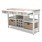 Sea Winds - Captiva Island Sideboard with Wine Rack & 2 Baskets