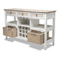 Sea Winds - Captiva Island Sideboard with Wine Rack & 2 Baskets