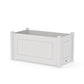 POLYWOOD Country Living Large Rectangle Double Planter Box — Vintage White