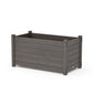 POLYWOOD Nautical Large Rectangle Double Planter Box — Driftwood