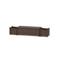 POLYWOOD 48" Nautical Straight Planter Storage Bench Set — Kona