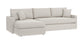 Bassett Allure Track Arm Bench Seat Chaise Sectional