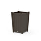 POLYWOOD Vineyard Large Tapered Square Planter Box — Vintage Coffee