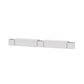 POLYWOOD 60" Nautical Straight Double Planter Storage Bench Set — Vintage White