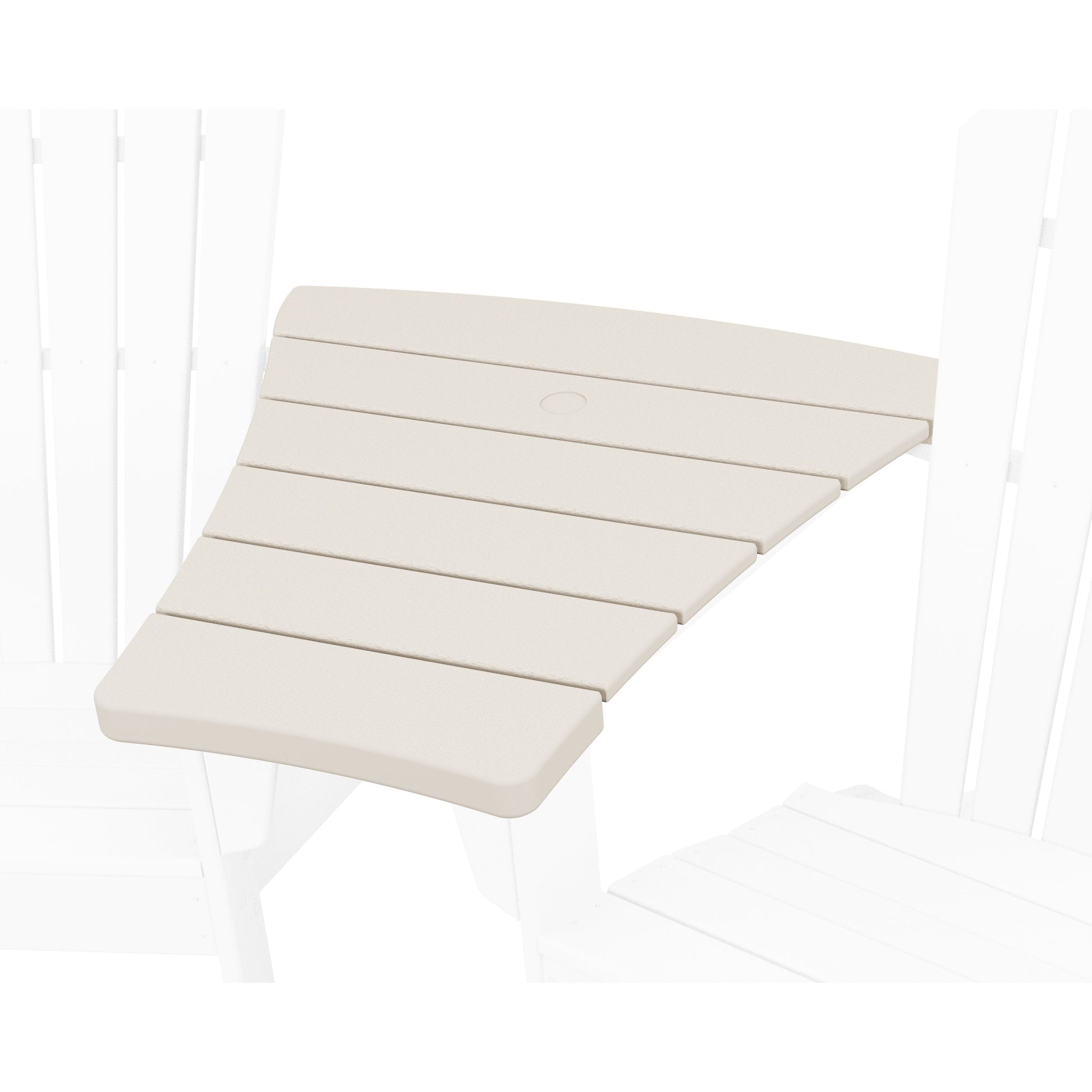 POLYWOOD Angled Adirondack Connecting Table — Sand