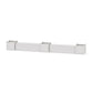 POLYWOOD 60" Nautical Straight Double Planter Storage Bench Set- Large — Vintage White