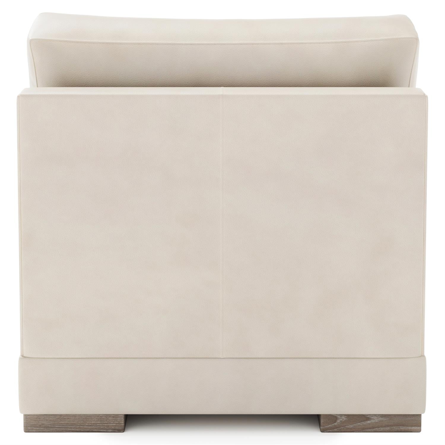 Bernhardt Lars Leather Armless Chair — 1230L