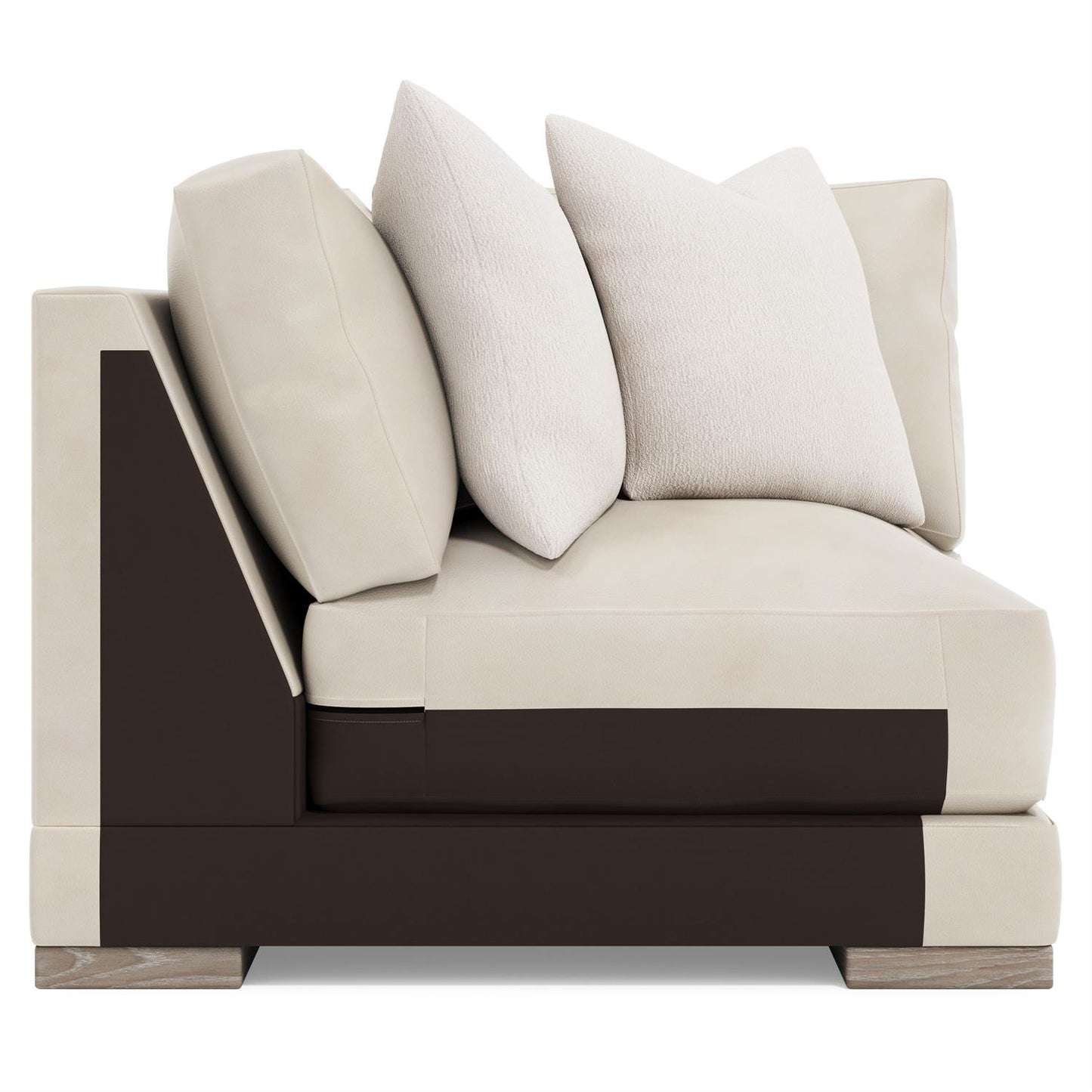 Bernhardt Lars Leather Corner Chair — 1232L