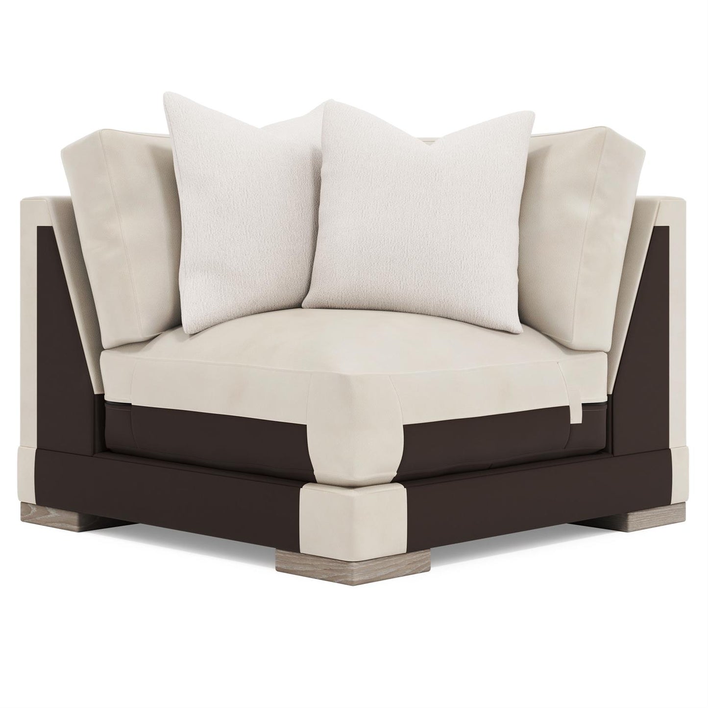 Bernhardt Lars Leather Corner Chair — 1232L