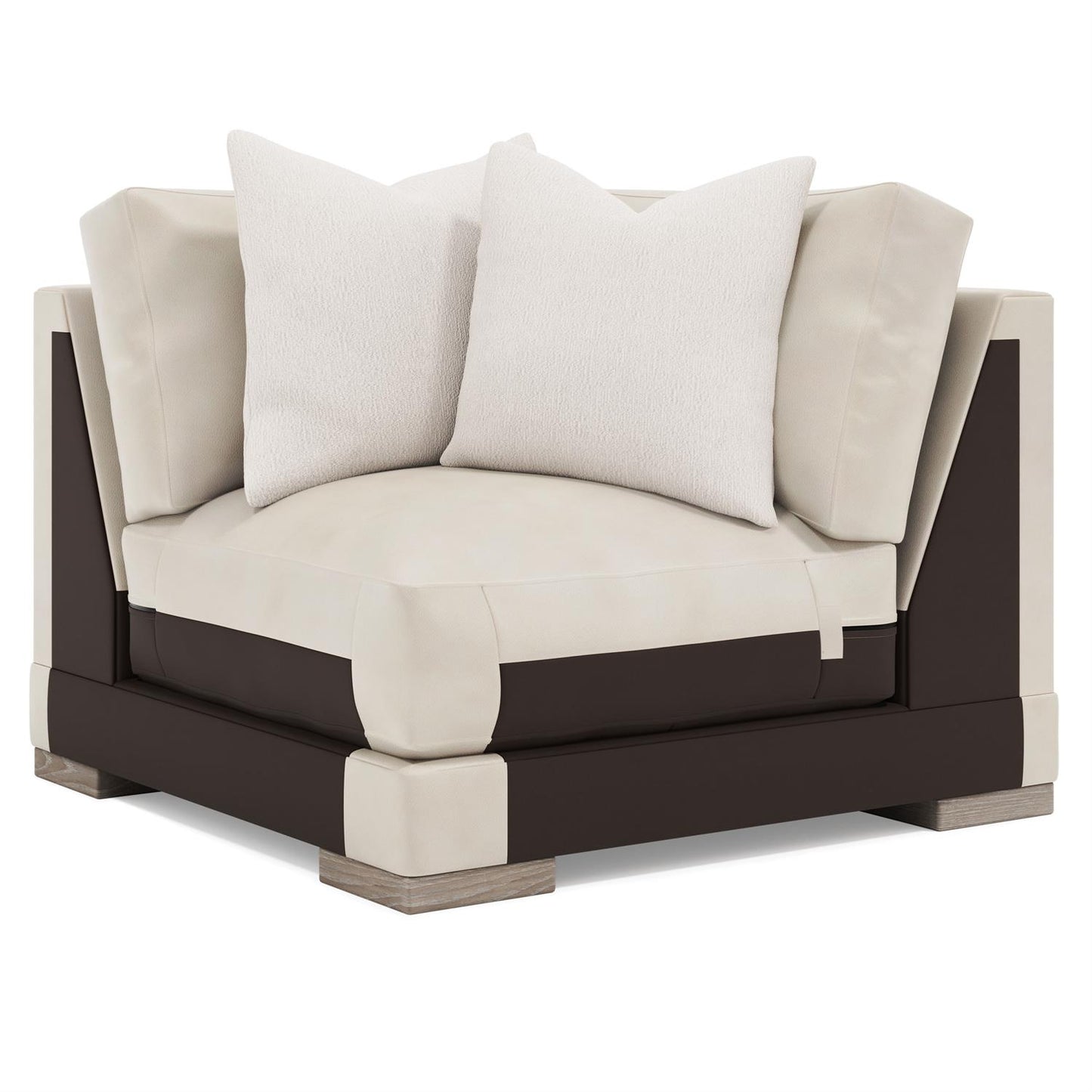 Bernhardt Lars Leather Corner Chair — 1232L