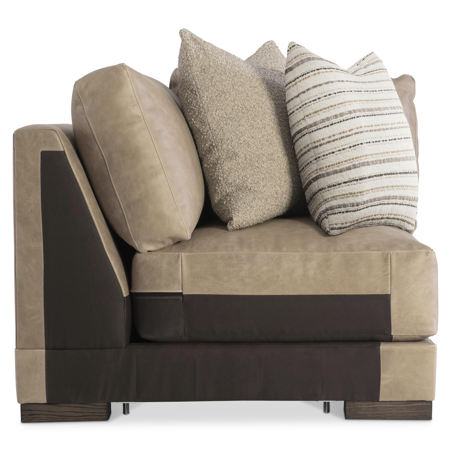 Bernhardt Lars Leather Corner Chair — 1232LO