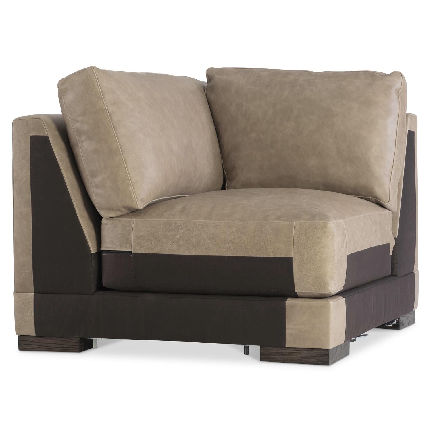 Bernhardt Lars Leather Corner Chair — 1232LO