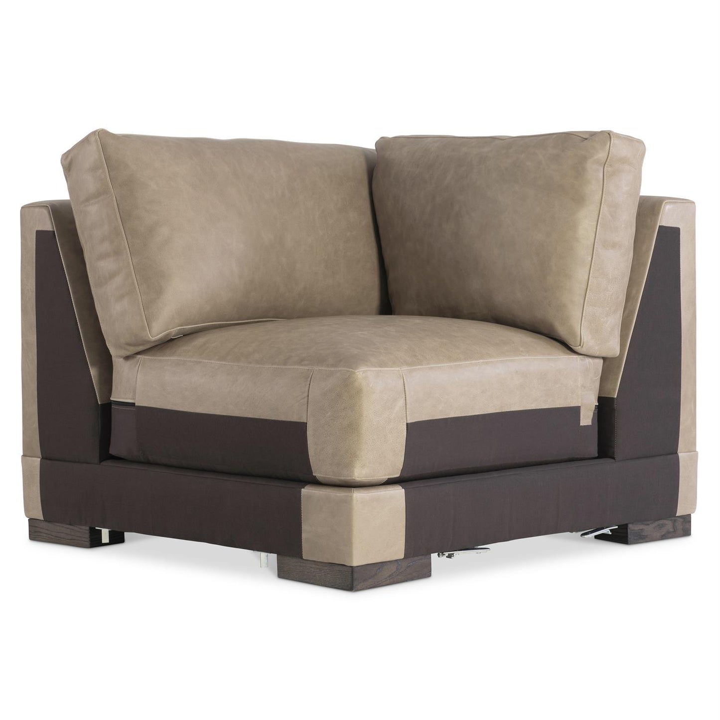 Bernhardt Lars Leather Corner Chair — 1232LO