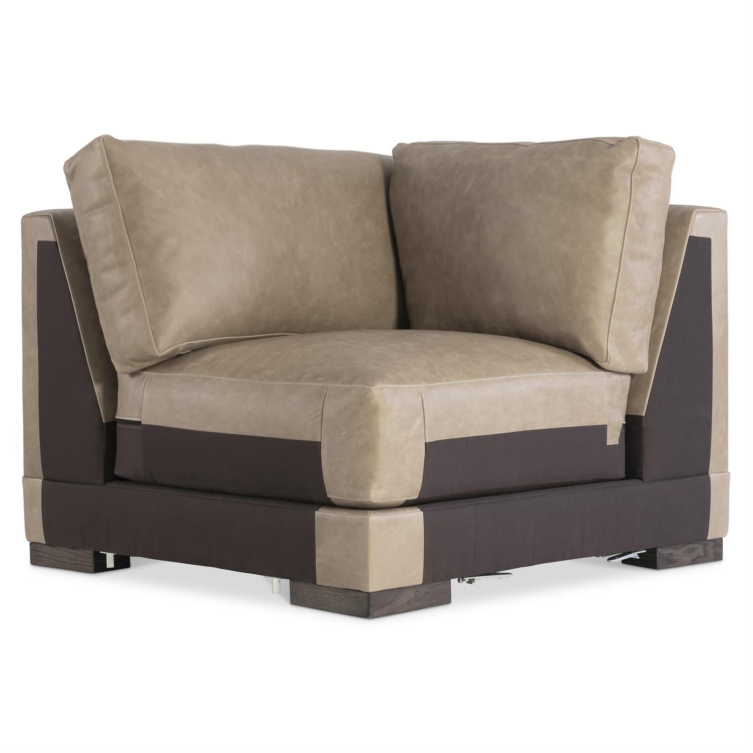 Bernhardt Lars Leather Corner Chair — 1232LO