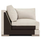 Bernhardt Lars Leather Corner Chair Without Pillows — 1232LY