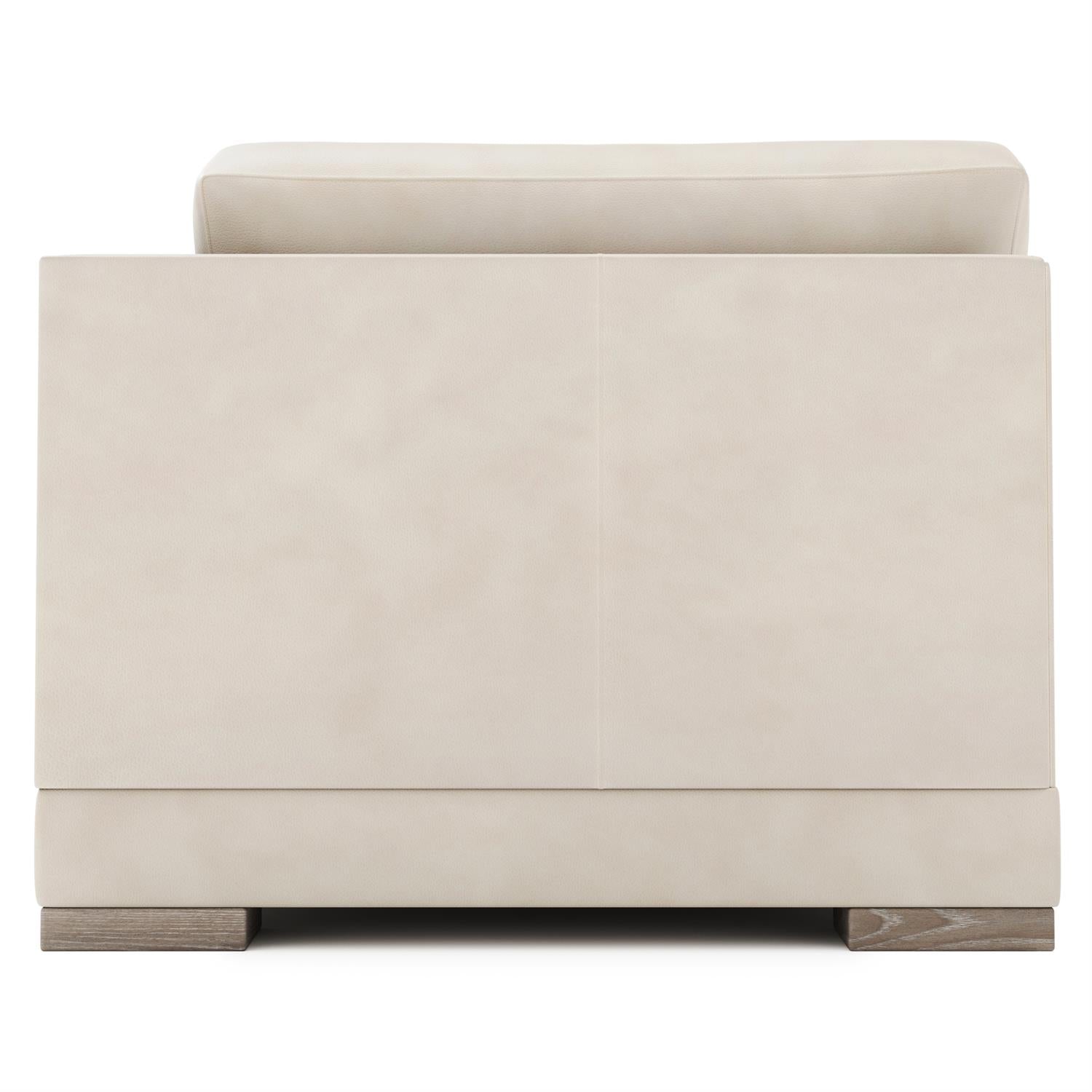 Bernhardt Lars Leather Corner Chair Without Pillows — 1232LY