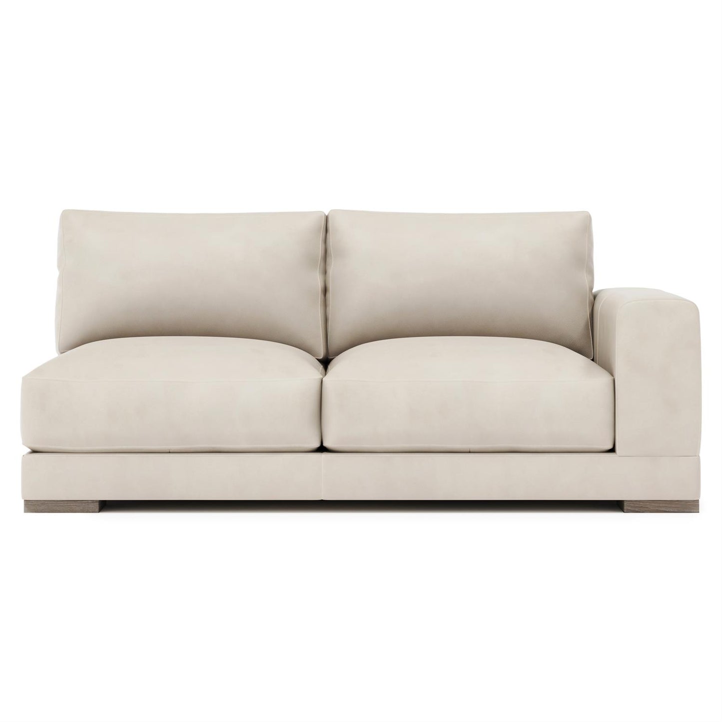 Bernhardt Lars Leather Right Arm Loveseat — 1241L