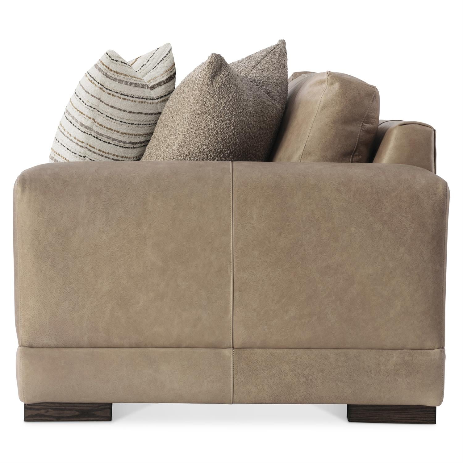 Bernhardt Lars Leather Right Arm Loveseat — 1241LO