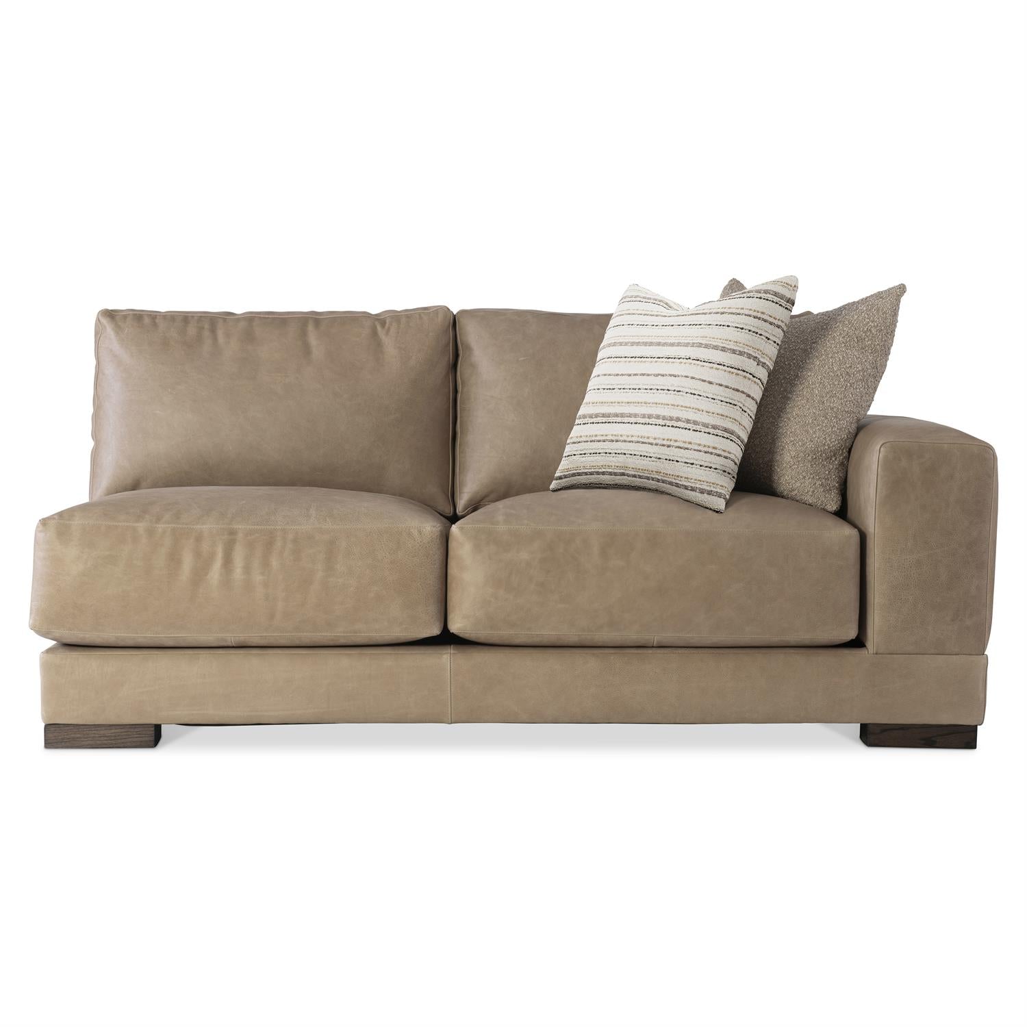 Bernhardt Lars Leather Right Arm Loveseat — 1241LO