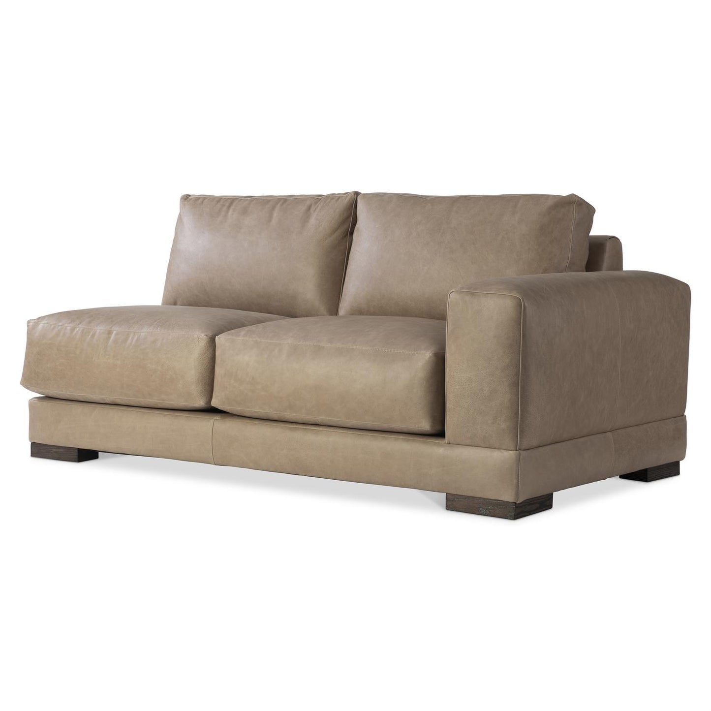 Bernhardt Lars Leather Right Arm Loveseat — 1241LO