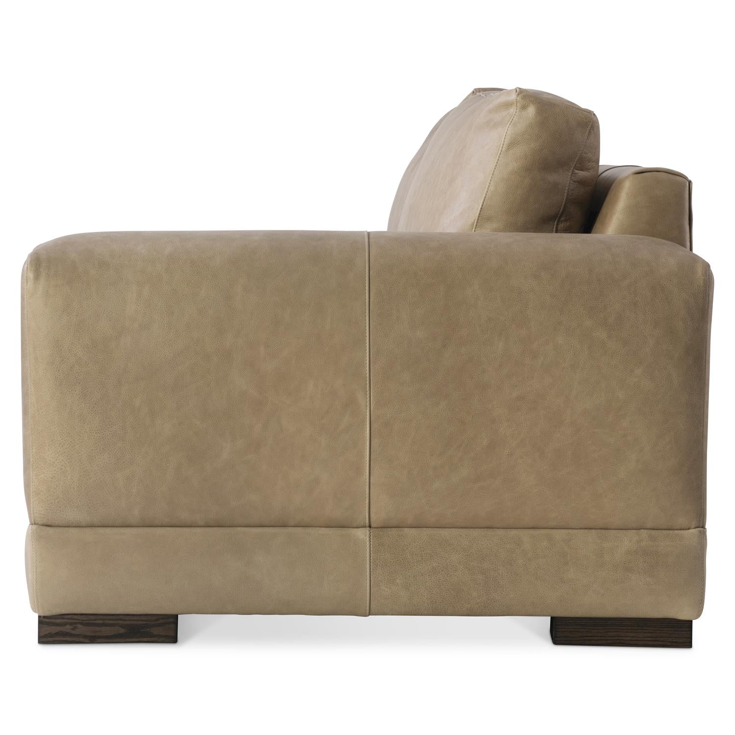 Bernhardt Lars Leather Right Arm Loveseat — 1241LO