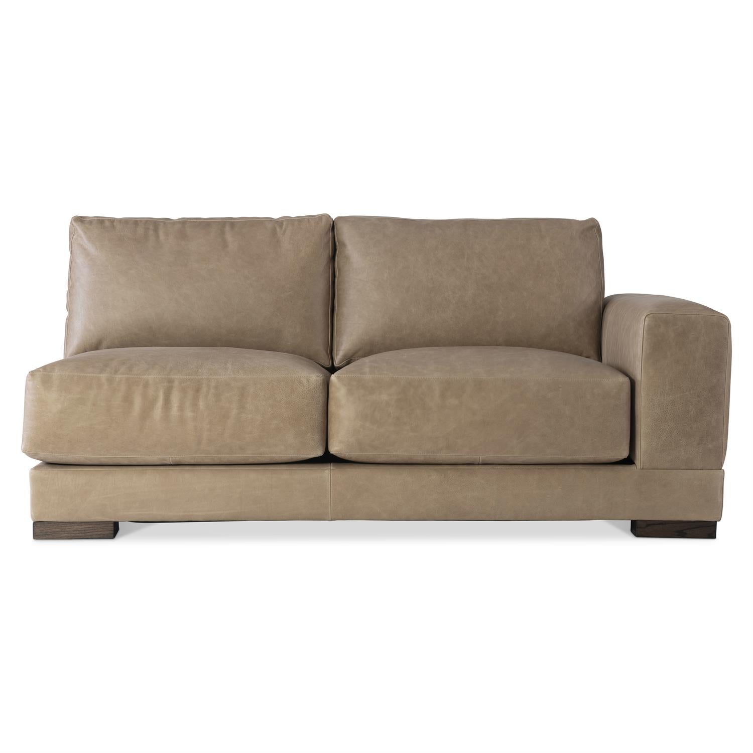 Bernhardt Lars Leather Right Arm Loveseat — 1241LO