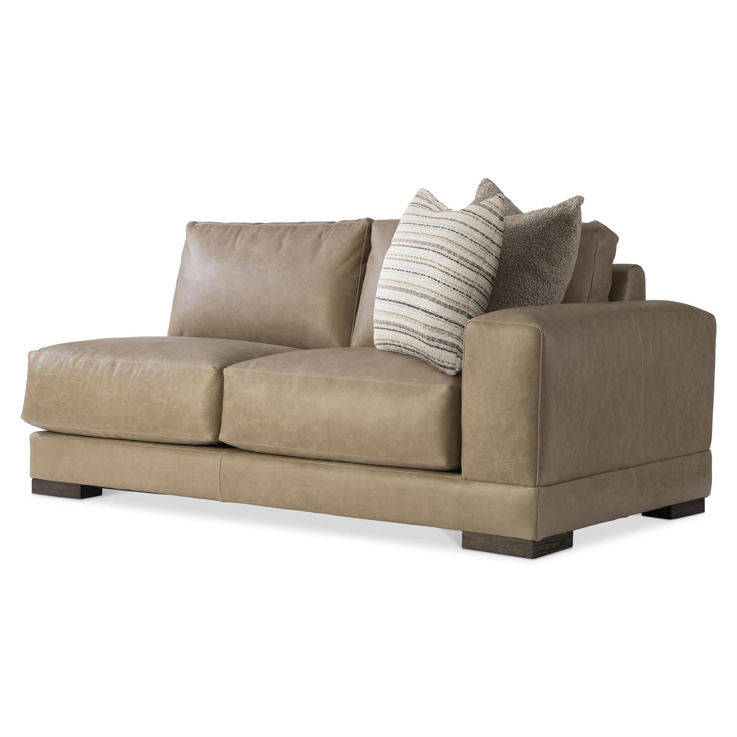 Bernhardt Lars Leather Right Arm Loveseat — 1241LO