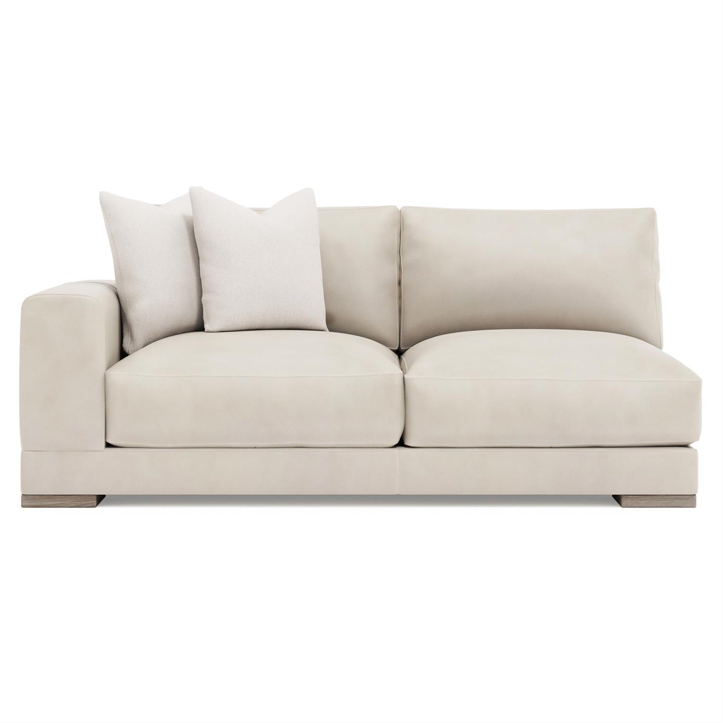 Bernhardt Lars Leather Left Arm Loveseat — 1242L