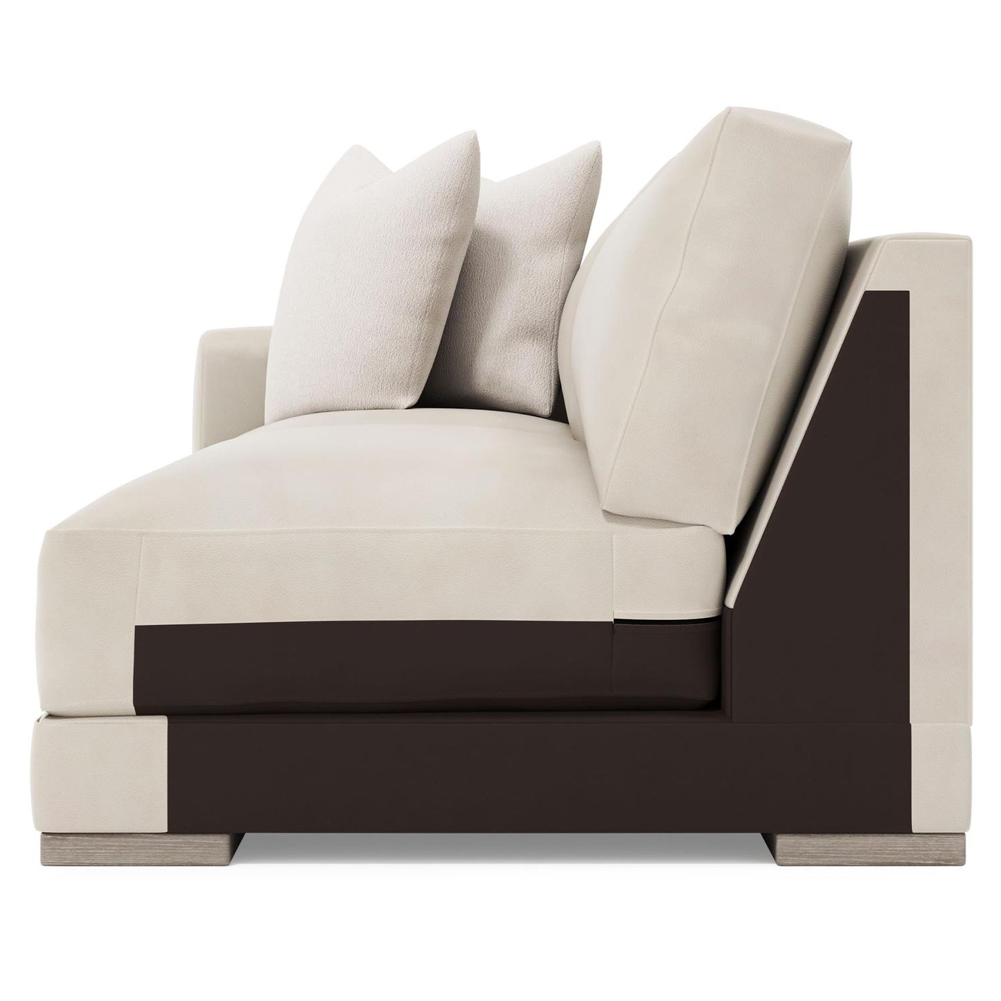Bernhardt Lars Leather Left Arm Loveseat — 1242L