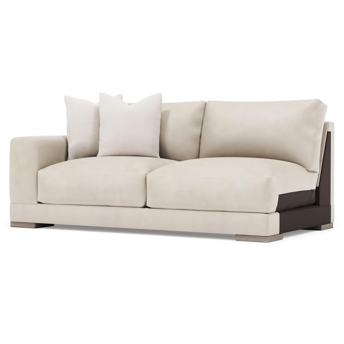 Bernhardt Lars Leather Left Arm Loveseat — 1242L