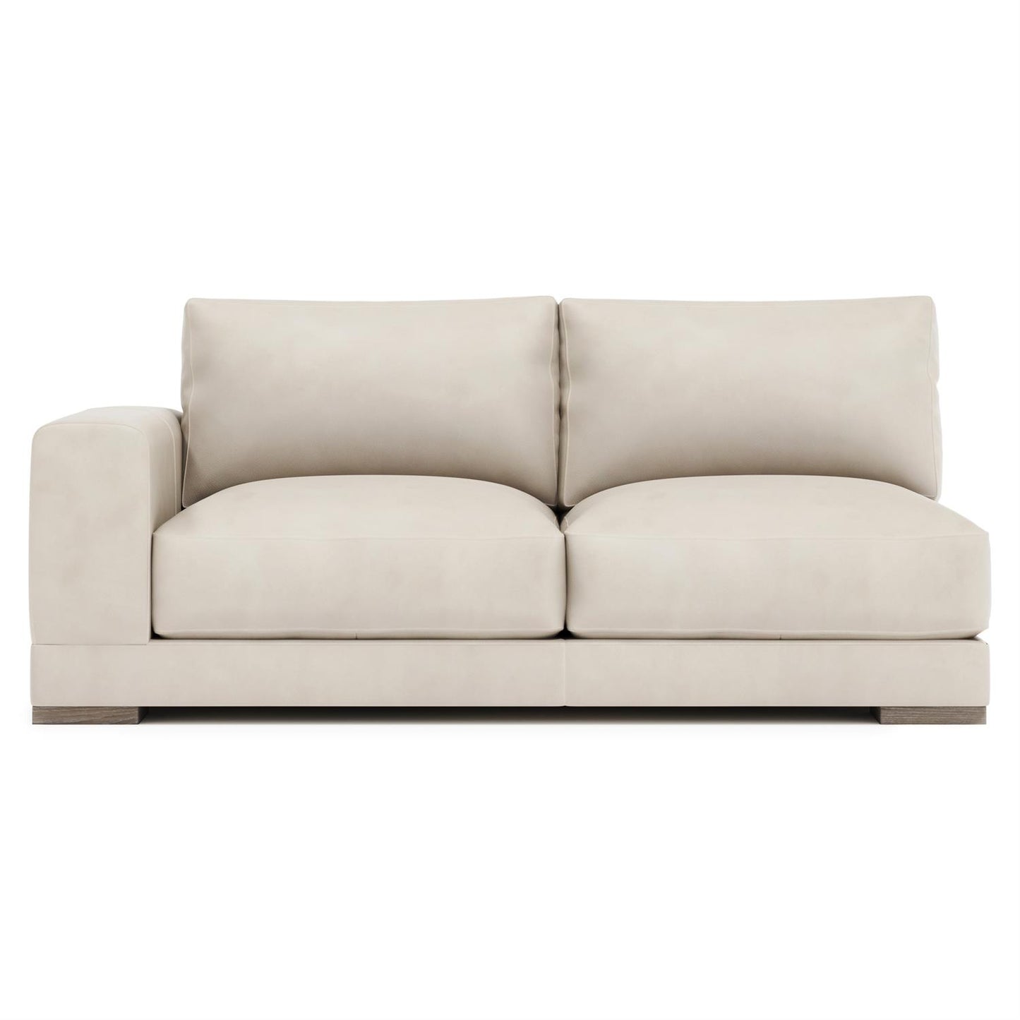 Bernhardt Lars Leather Left Arm Loveseat — 1242L