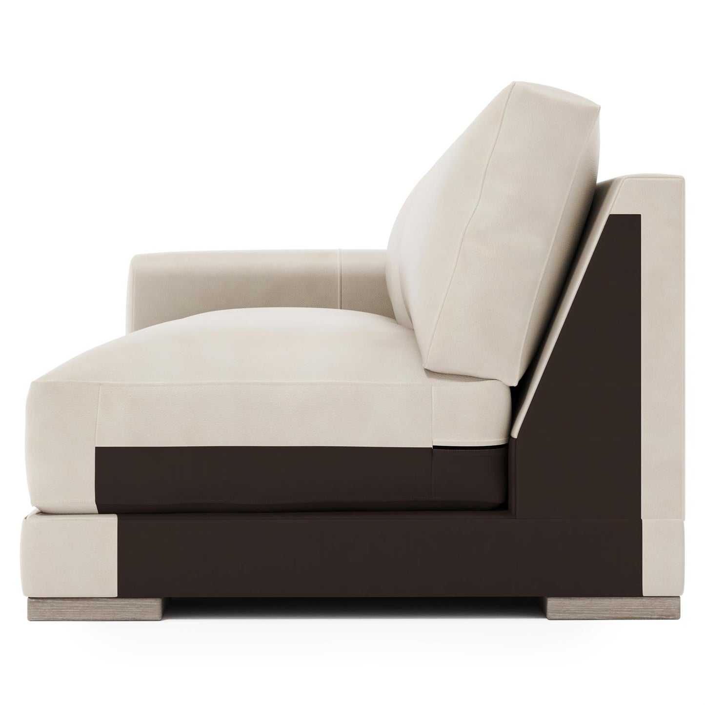 Bernhardt Lars Leather Left Arm Loveseat — 1242L