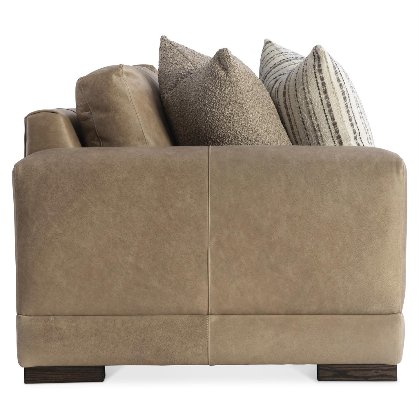 Bernhardt Lars Leather Left Arm Loveseat — 1242LO